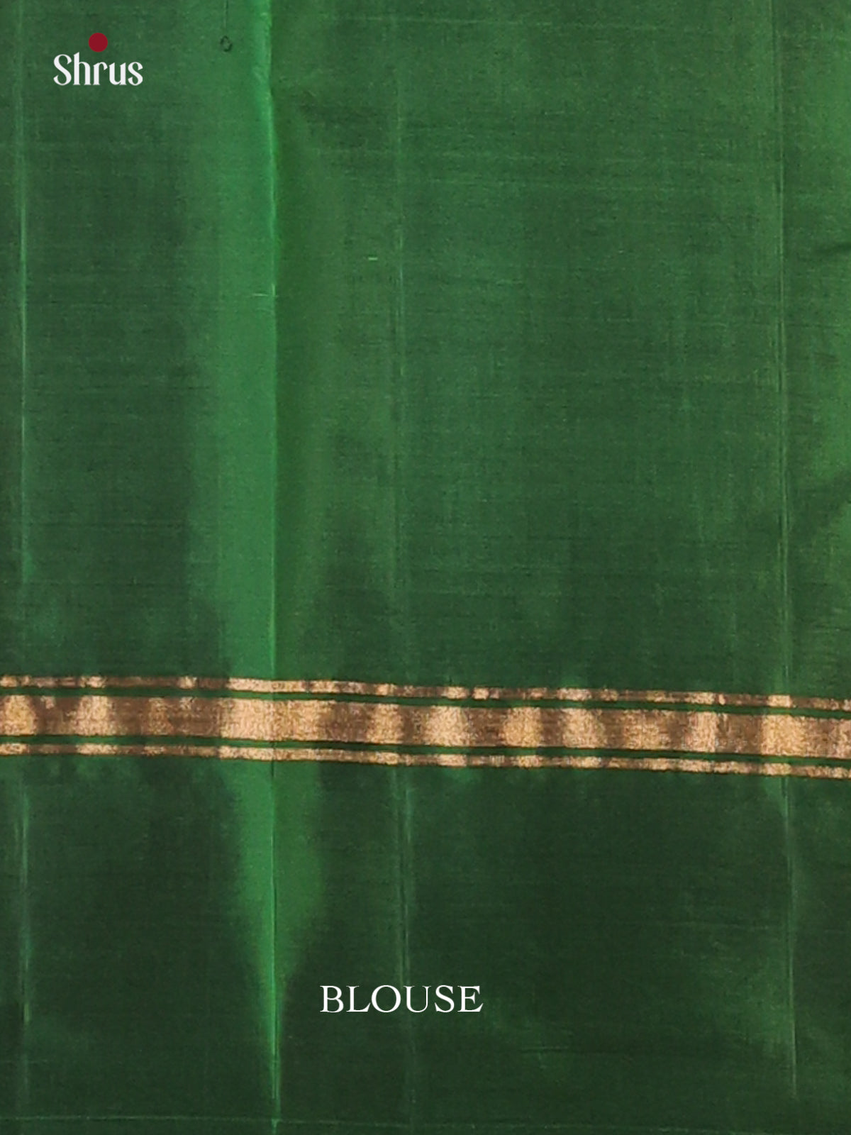 Serene Mehandi Softsilk-halfpure Saree with zari butta & Contrast plain border - Shop on Shrus.com