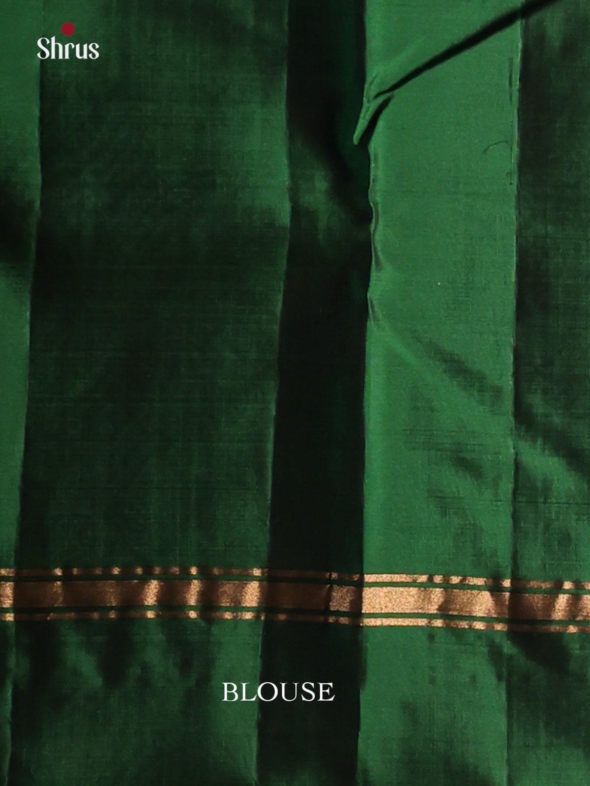 Classy Maroon Softsilk-halfpure Saree with stripes buttas , green brocade pallu - Shop on Shrus.com