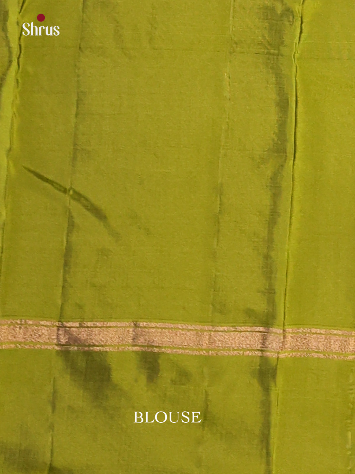 Vibrant Blue Softsilk-halfpure Saree with gold zari pailsey motifs & Green border - Shop on Shrus.com