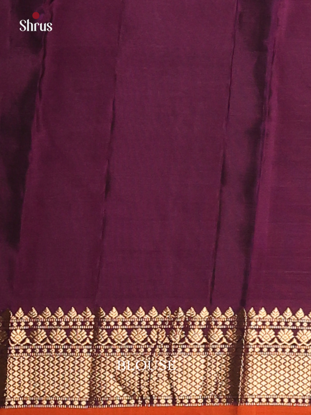 Glimmering Brown Softsilk-halfpure Saree with floral zari buttas , brocade pallu - Shop on Shrus.com