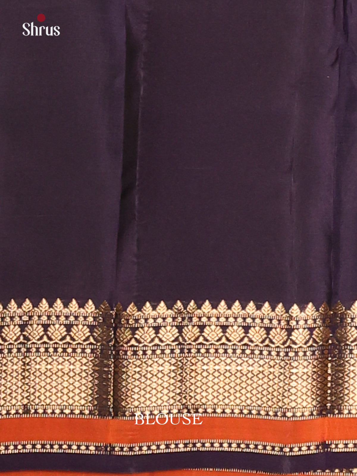 Chic Peacock Green Softsilk-halfpure Saree with golden floral buttas ,blue brocade pallu - Shop on Shrus.com