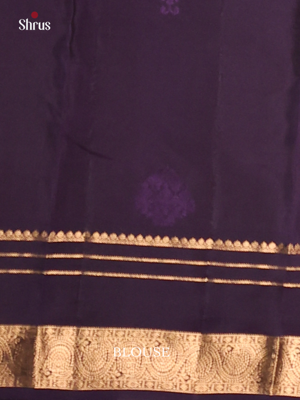 Stunning Green Softsilk-halfpure Saree with golden floral buttas , blue zari border - Shop on Shrus.com