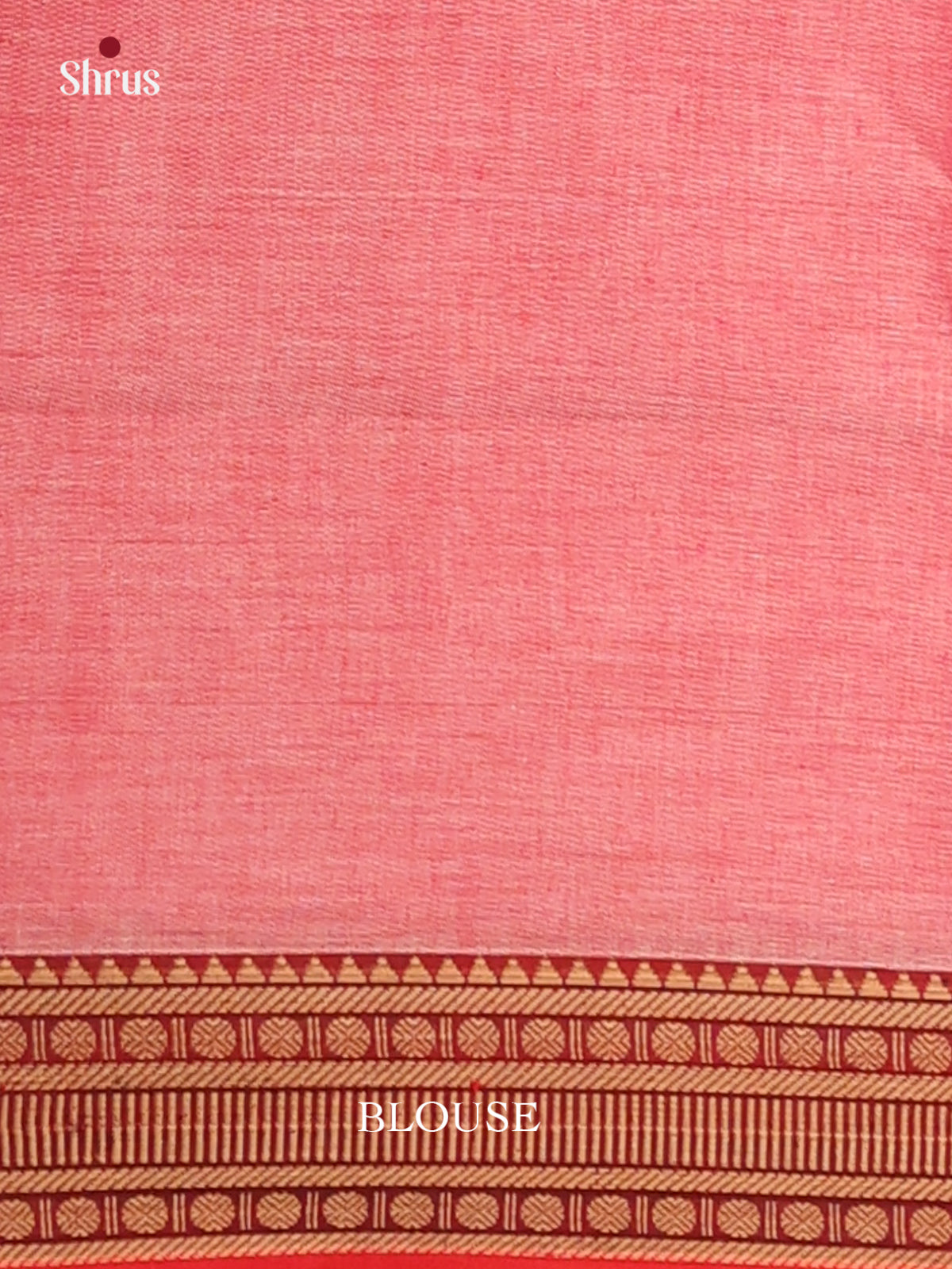 Pink & Red - Narayanpet Cotton Saree - Shop on Shrus.com
