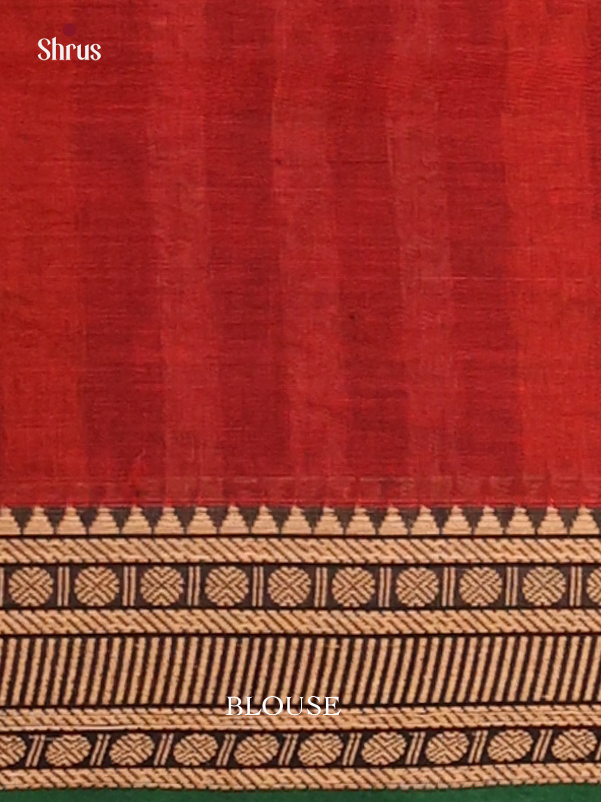 Maroon & Green - Narayanpet Cotton Saree - Shop on Shrus.com