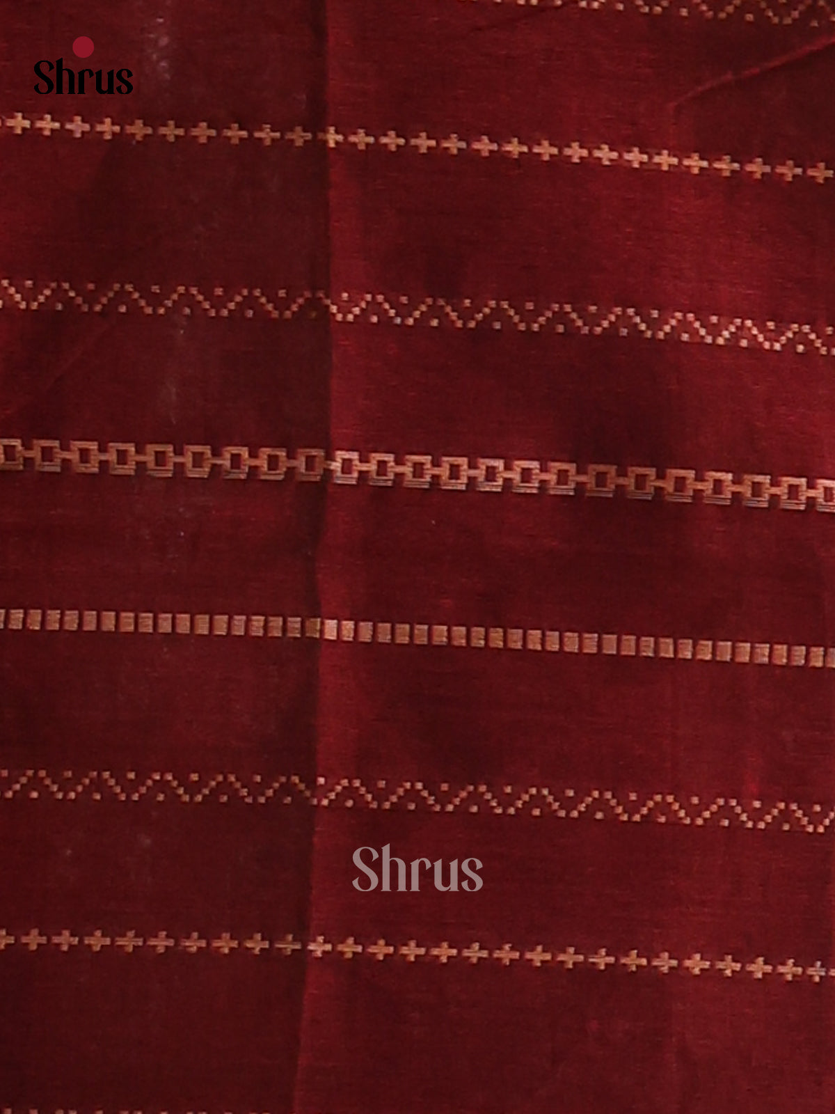 Maroon - Narayanpet Cotton Saree - Shop on Shrus.com