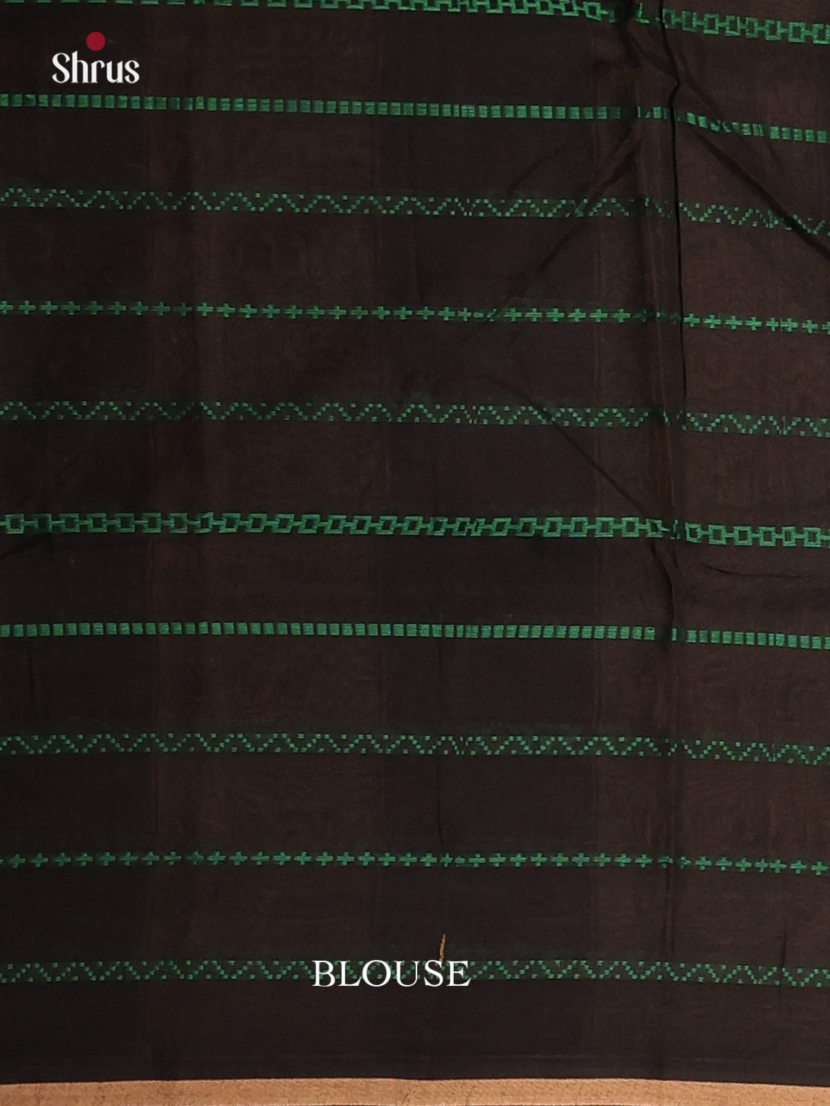 Black & Green- Narayanpet Cotton Saree - Shop on Shrus.com