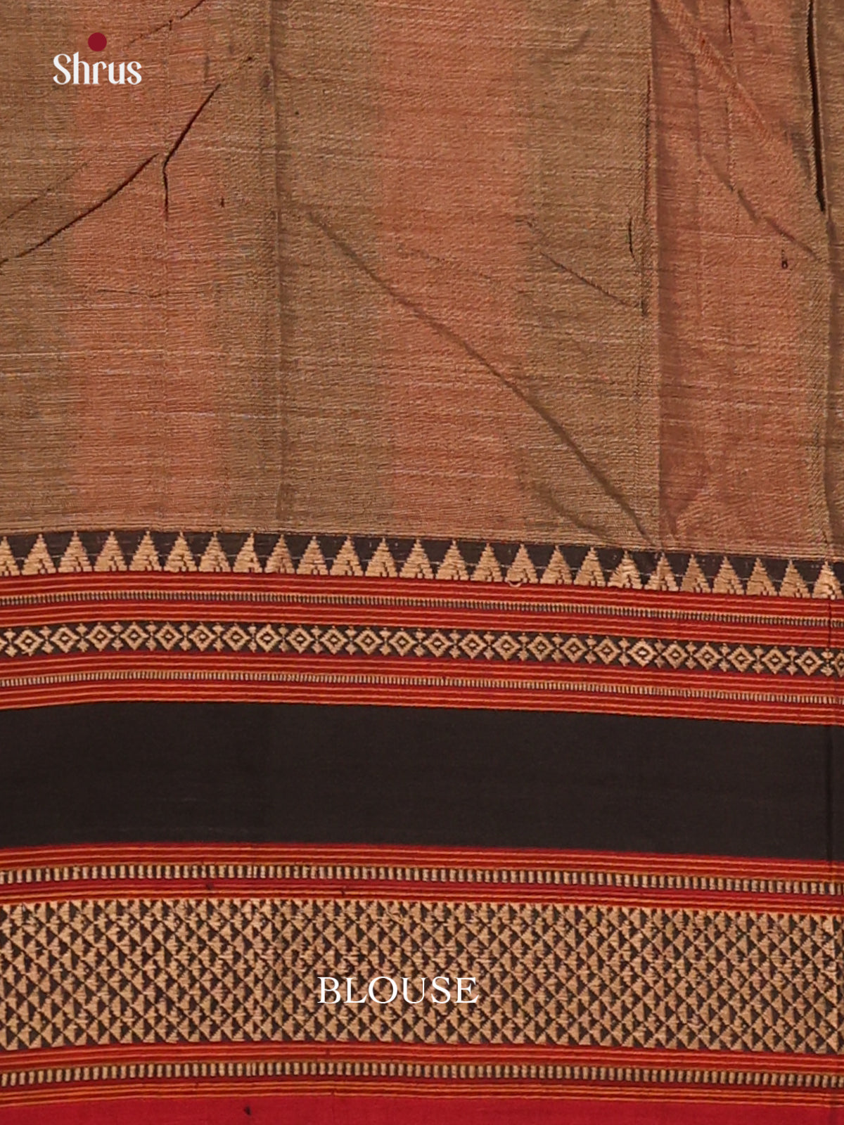 Grey with Maroon - Narayanpet Cotton Saree - Shop on Shrus.com