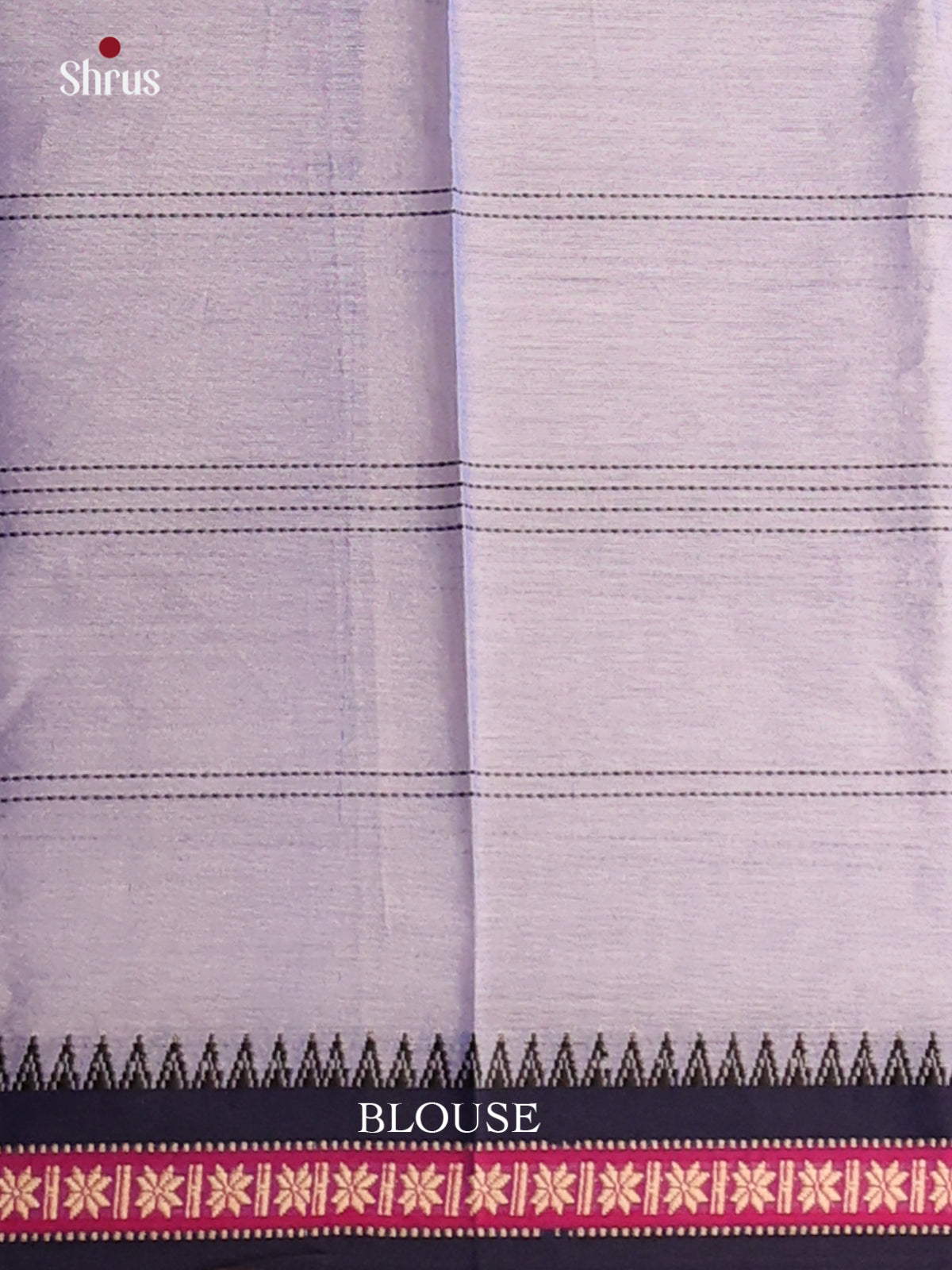 Lavender & Blue - Narayanpet Cotton Saree - Shop on Shrus.com