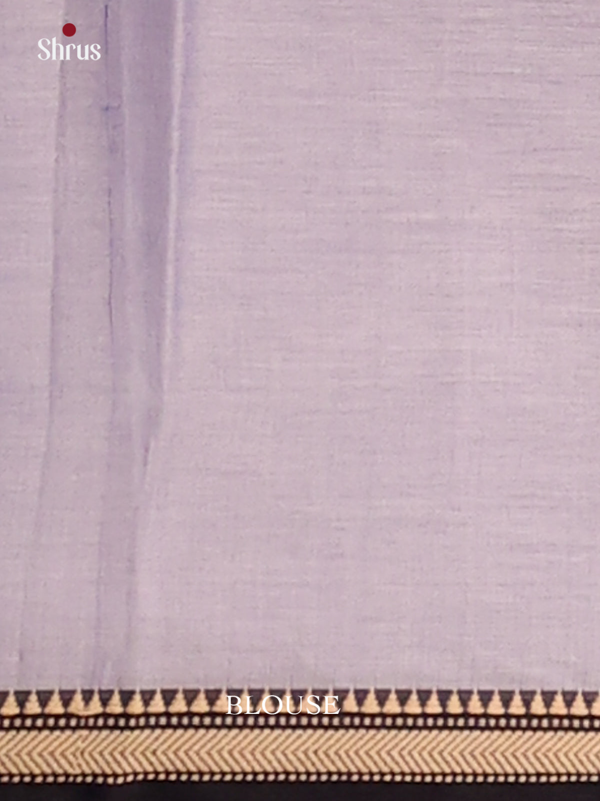 Mild Lavender & Black - Narayanpet Cotton Saree - Shop on Shrus.com