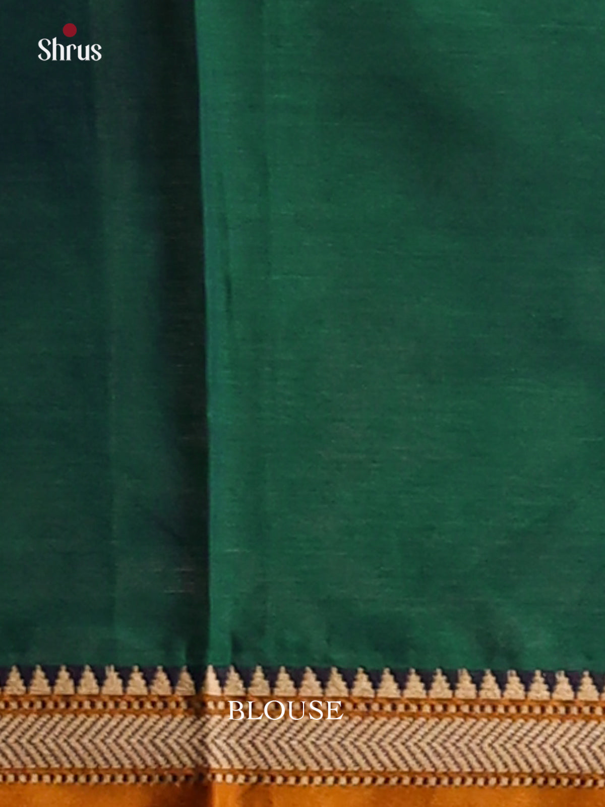 Green with Mustard - Narayanpet Cotton Saree - Shop on Shrus.com