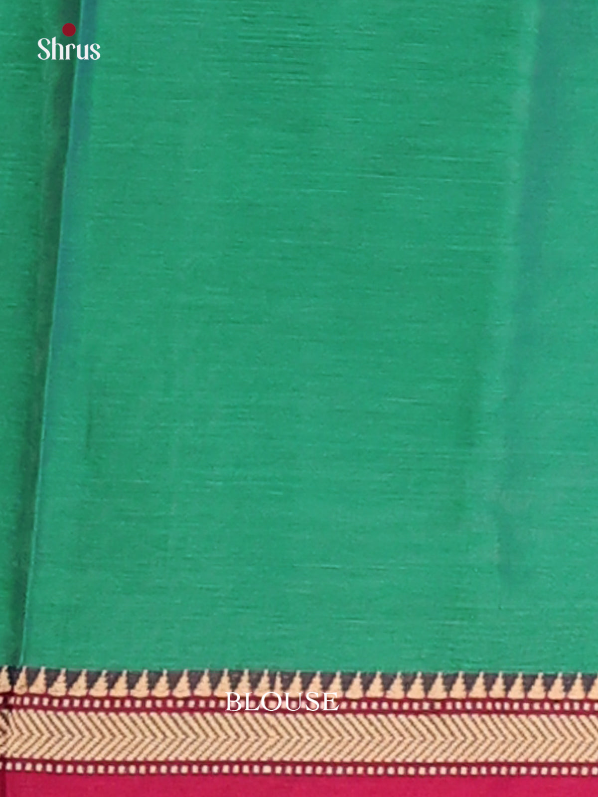 Green with Maroon - Narayanpet Cotton Saree - Shop on Shrus.com