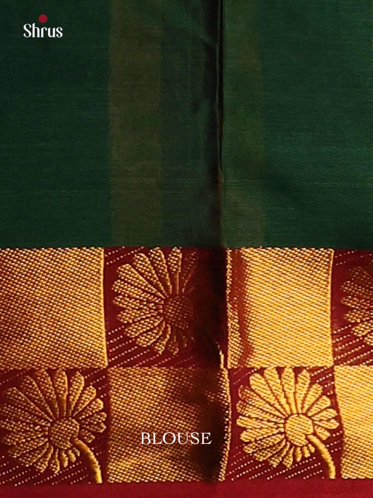 Green & Maroon - Narayanpet Cotton Saree - Shop on Shrus.com