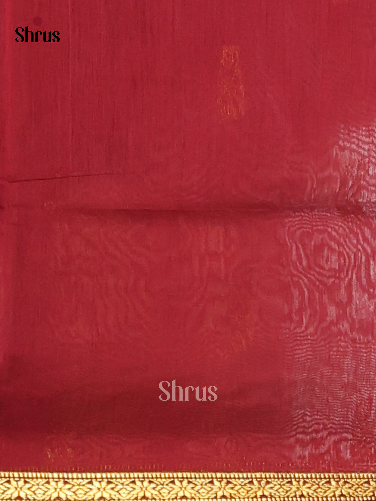 Beige & Maroon- Semi Maheshwari Saree - Shop on Shrus.com
