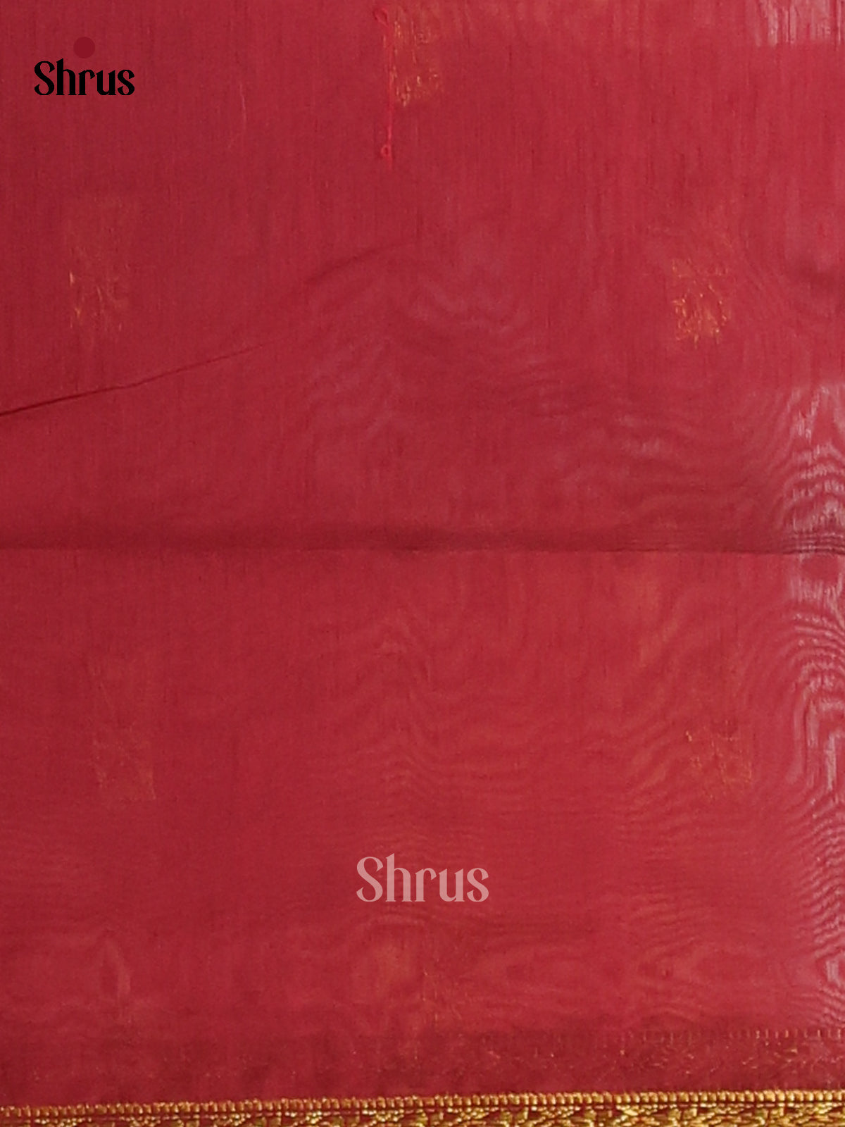 Lite green & Maroon- Semi Maheshwari Saree - Shop on Shrus.com