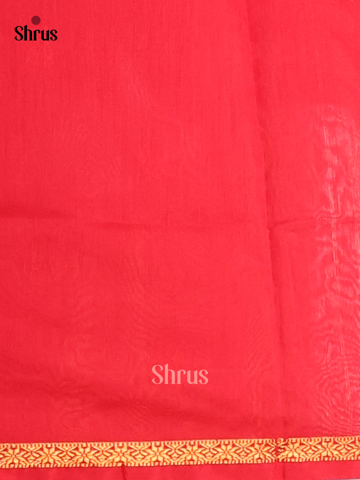 Violet with Red- Semi Maheshwari Saree - Shop on Shrus.com