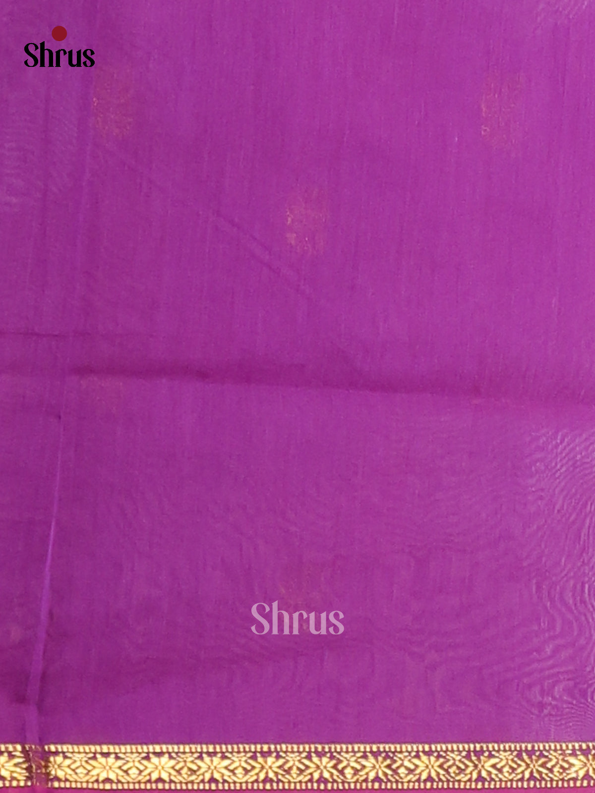 Yellow & Purple- Semi Maheshwari Saree - Shop on Shrus.com