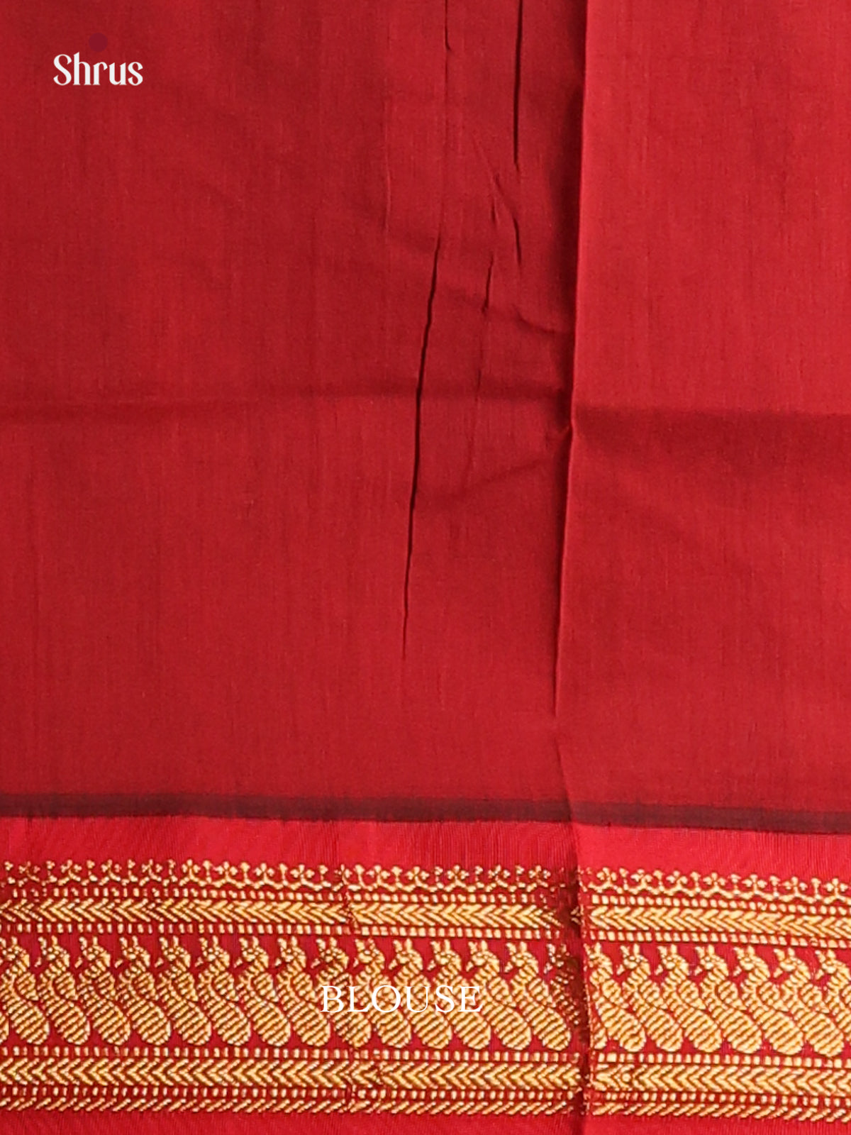 Bright Mustard Kalyani Cotton Saree with Red Zari Pallu & Elegant Zari Border - Shop on Shrus.com