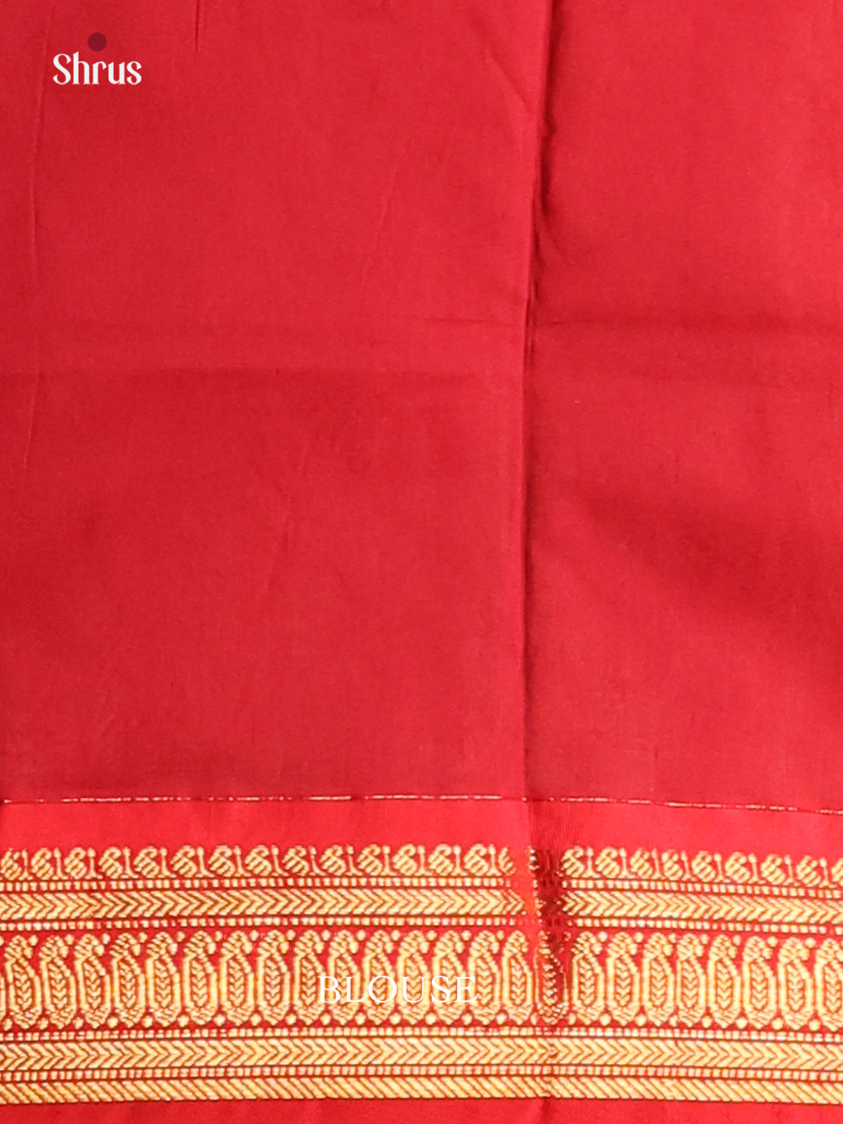 Elegant Peach Kalyani Cotton Saree with Red Zari Woven Pallu & Zari Border - Shop on Shrus.com