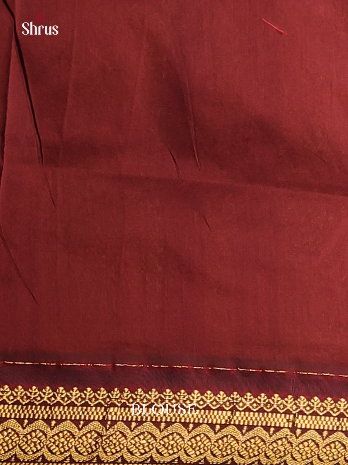 Elegant Mustard Kalyani Cotton Saree with Maroon Zari Border & Contrast Zari Pallu - Shop on Shrus.com