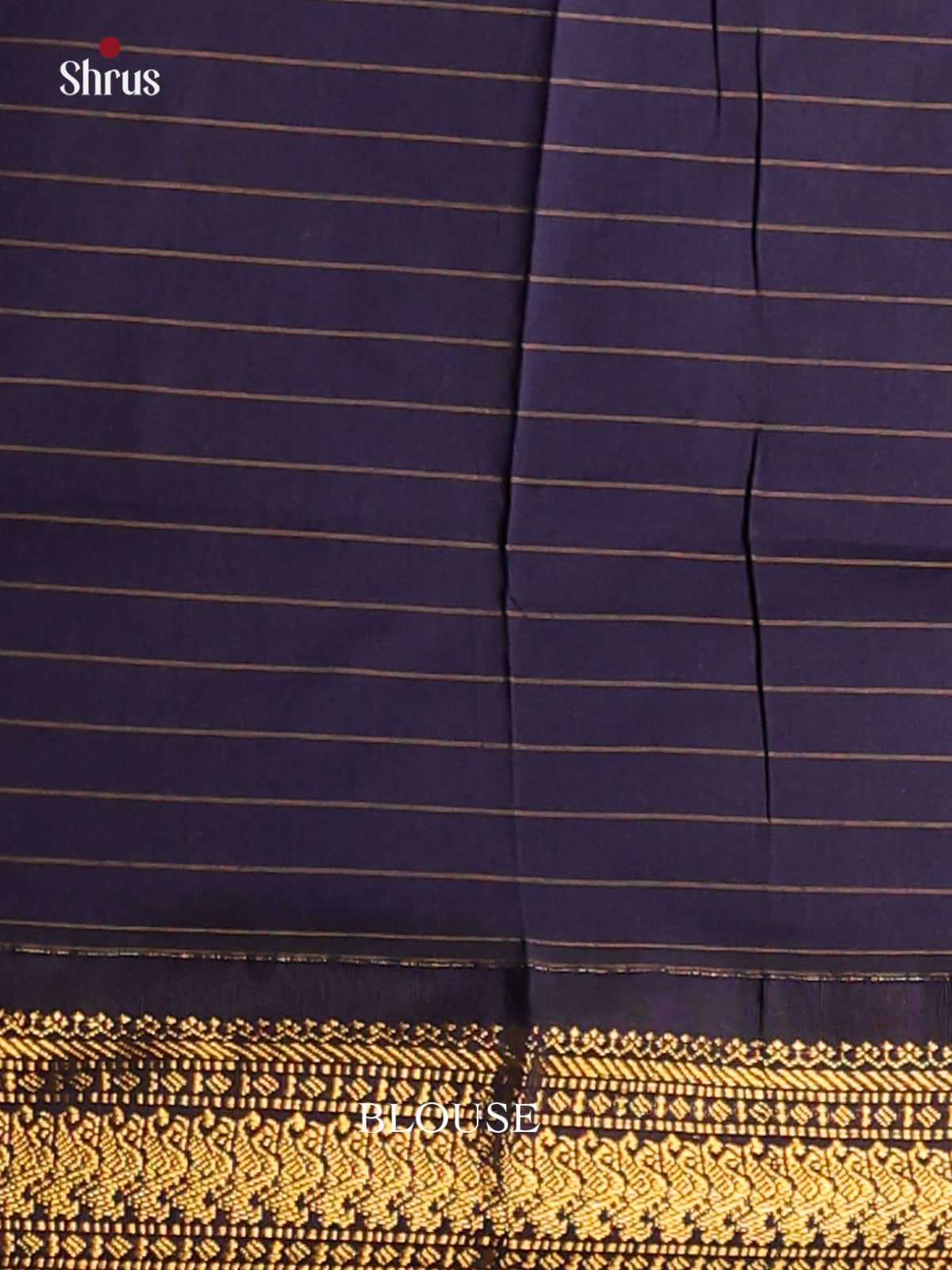 Pretty Grey Kalyani Cotton Saree with Contrast Blue Zari Pallu & Border - Shop on Shrus.com
