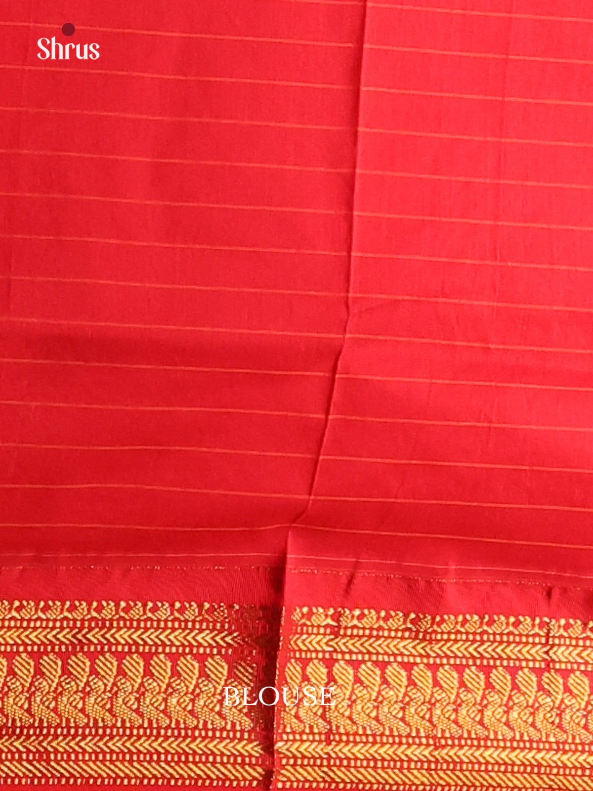 Elegant Double Shaded Green Kalyani Cotton Saree with Red Zari Border & Woven Pallu - Shop on Shrus.com