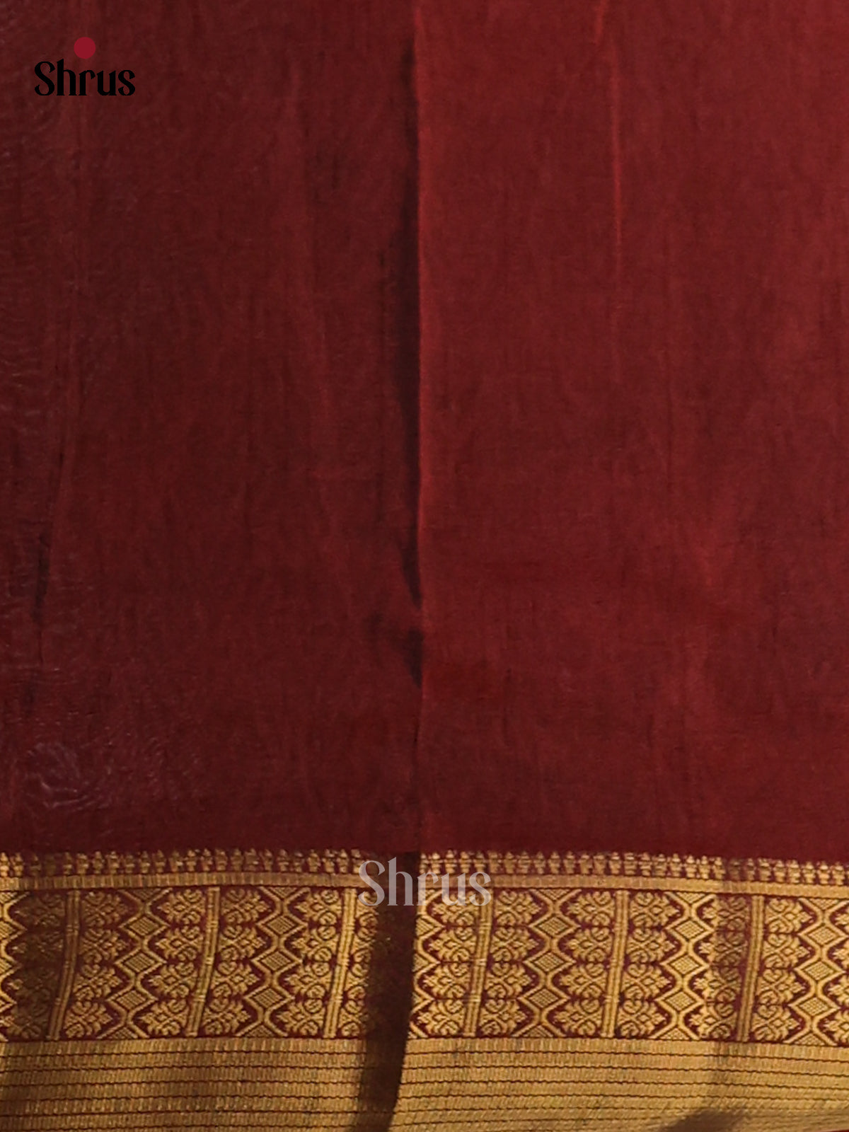 Red with Maroon - Semi Patola Saree - Shop on Shrus.com