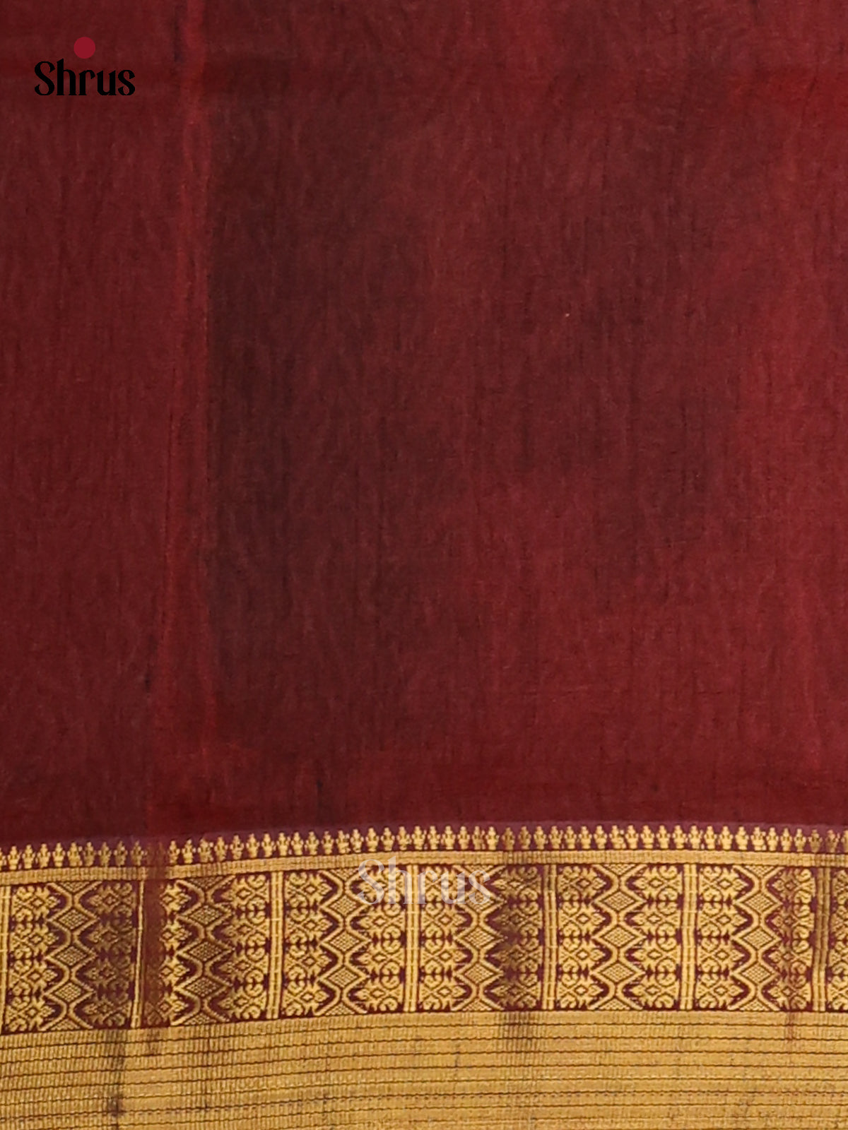Red with Maroon - Semi Patola Saree - Shop on Shrus.com