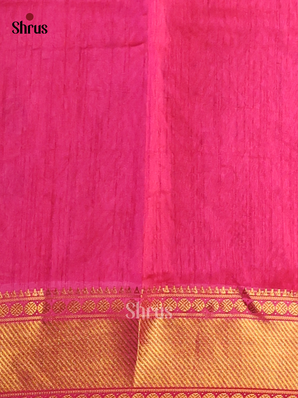 Purple & Pink- Semi Patola Saree - Shop on Shrus.com