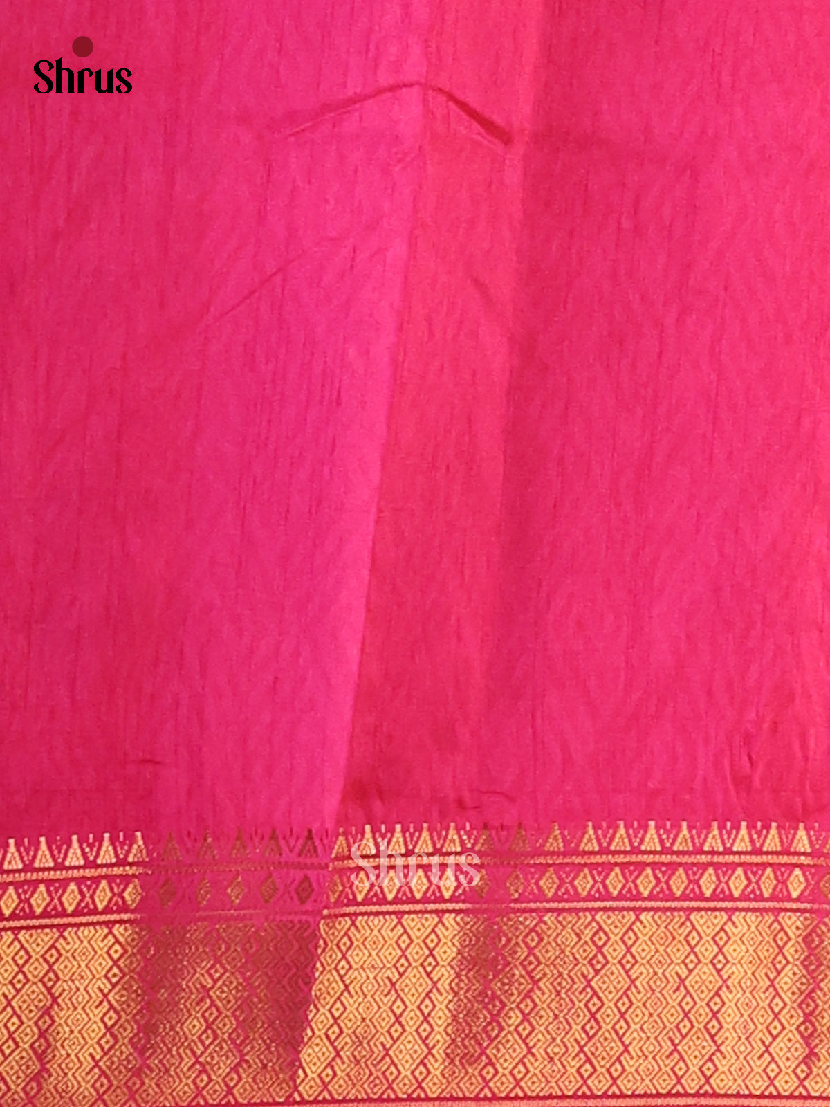 Pink - Semi Patola Saree - Shop on Shrus.com