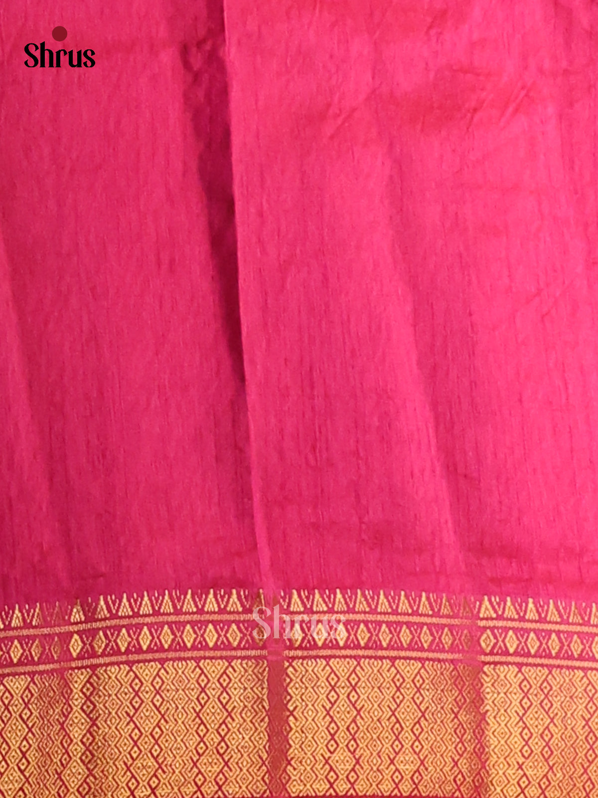 Purple with Pink - Semi Patola Saree - Shop on Shrus.com