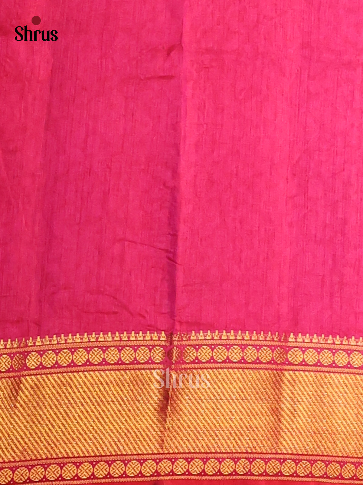 Purple & Pink- Semi Patola Saree - Shop on Shrus.com