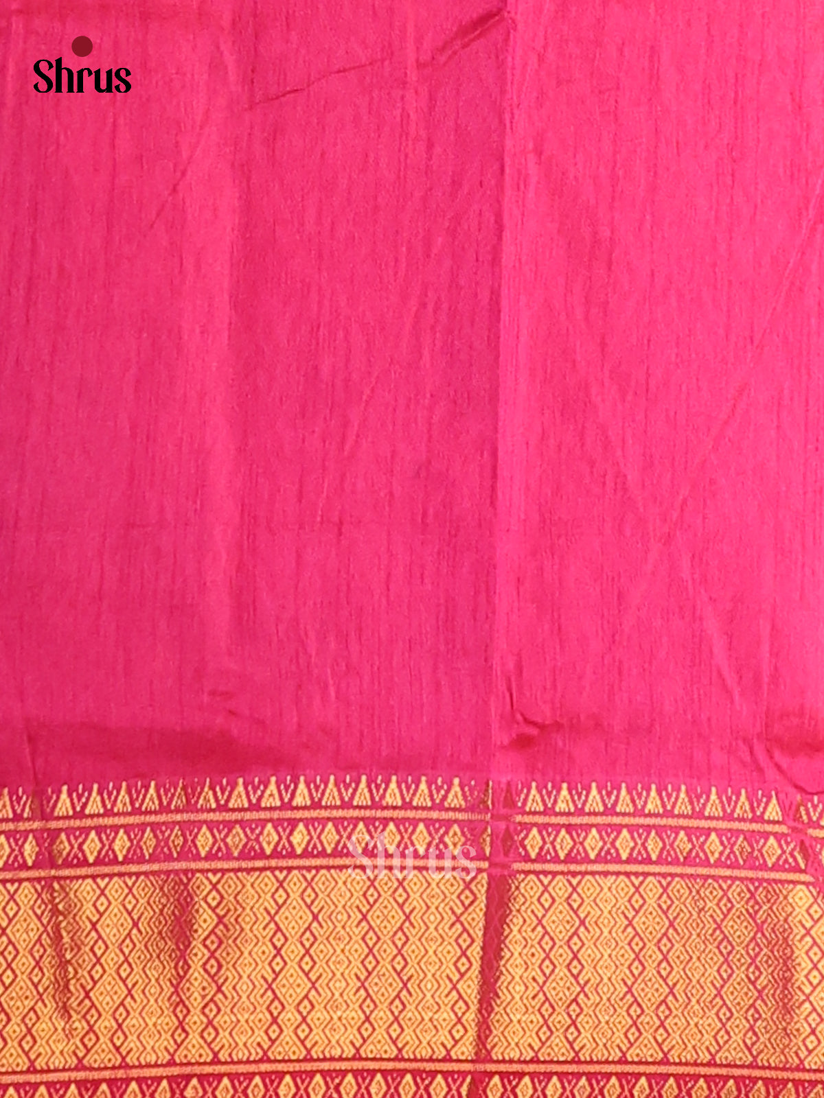 Purple & Pink- Semi Patola Saree - Shop on Shrus.com