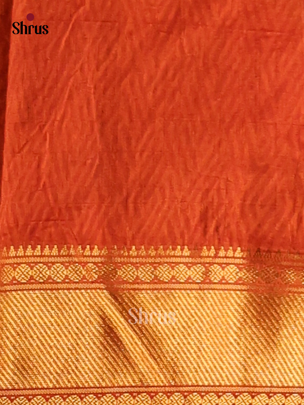 Pink & Orange - Semi Patola Saree - Shop on Shrus.com