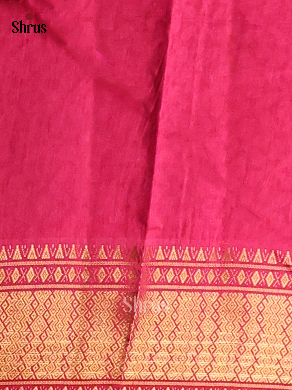 Purple with Pink - Semi Patola Saree - Shop on Shrus.com