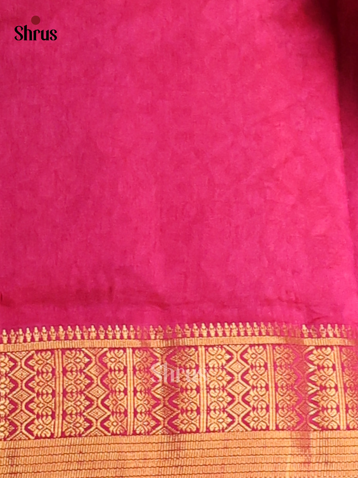 Purple with Pink- Semi Patola Saree - Shop on Shrus.com