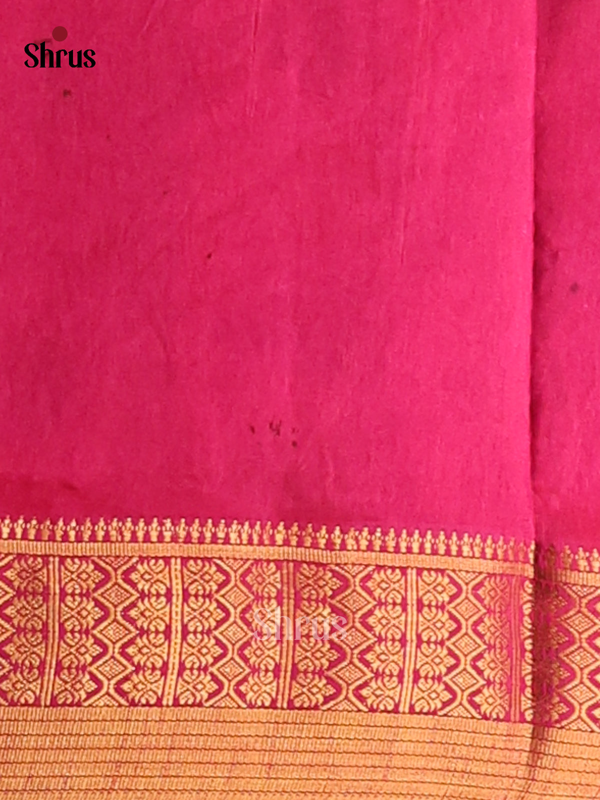 Purple with Pink - Semi Patola Saree - Shop on Shrus.com