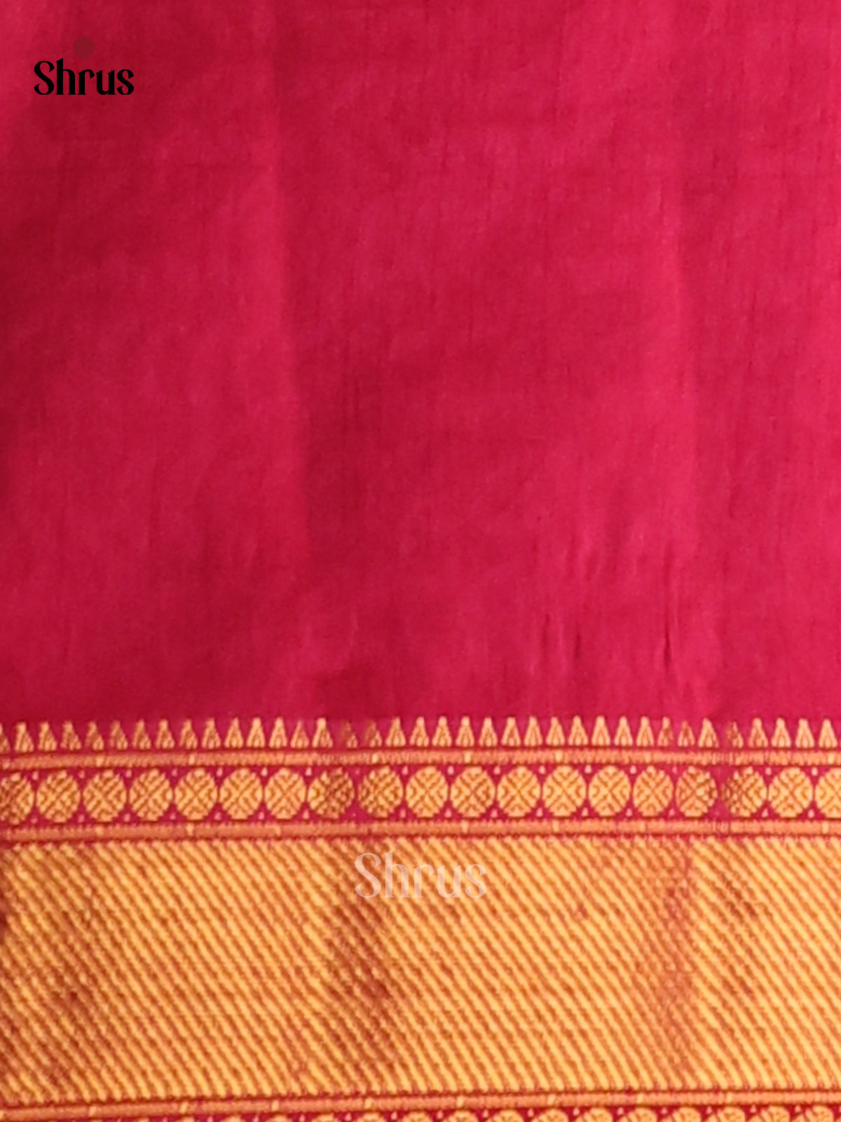 Purple & Pink - Semi Patola Saree - Shop on Shrus.com