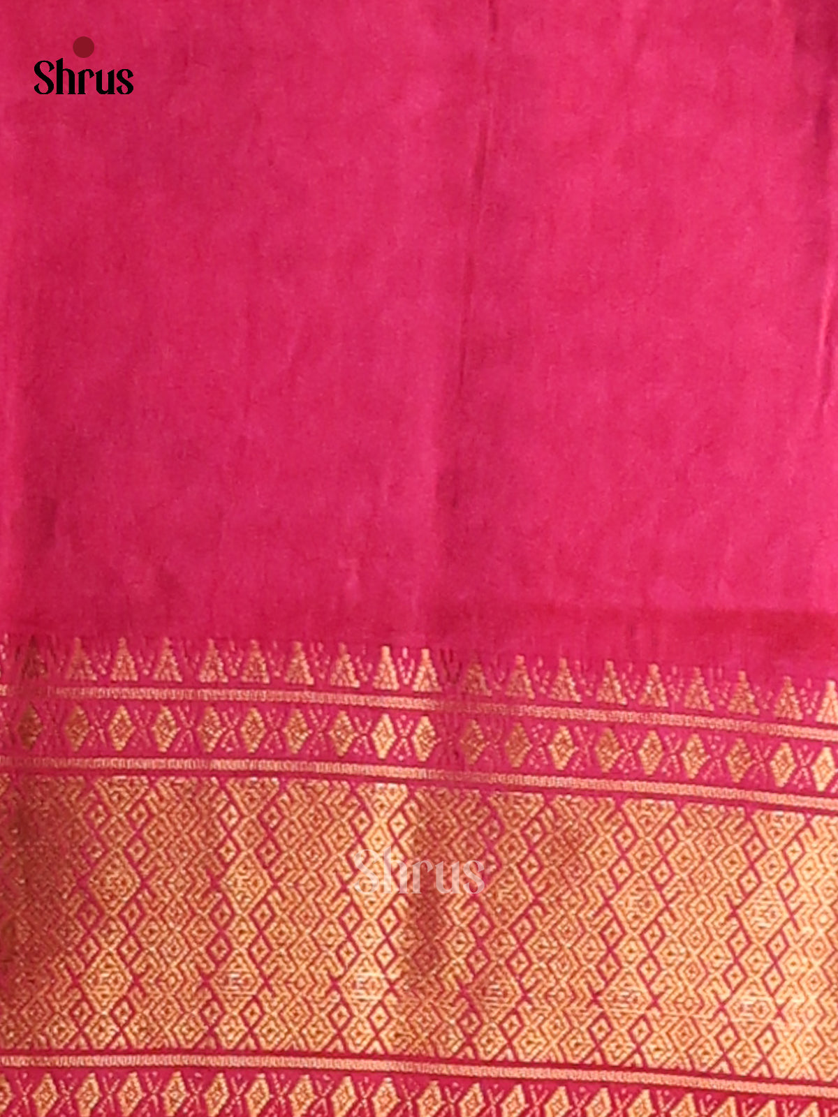 Purple with Pink - Semi Patola Saree - Shop on Shrus.com