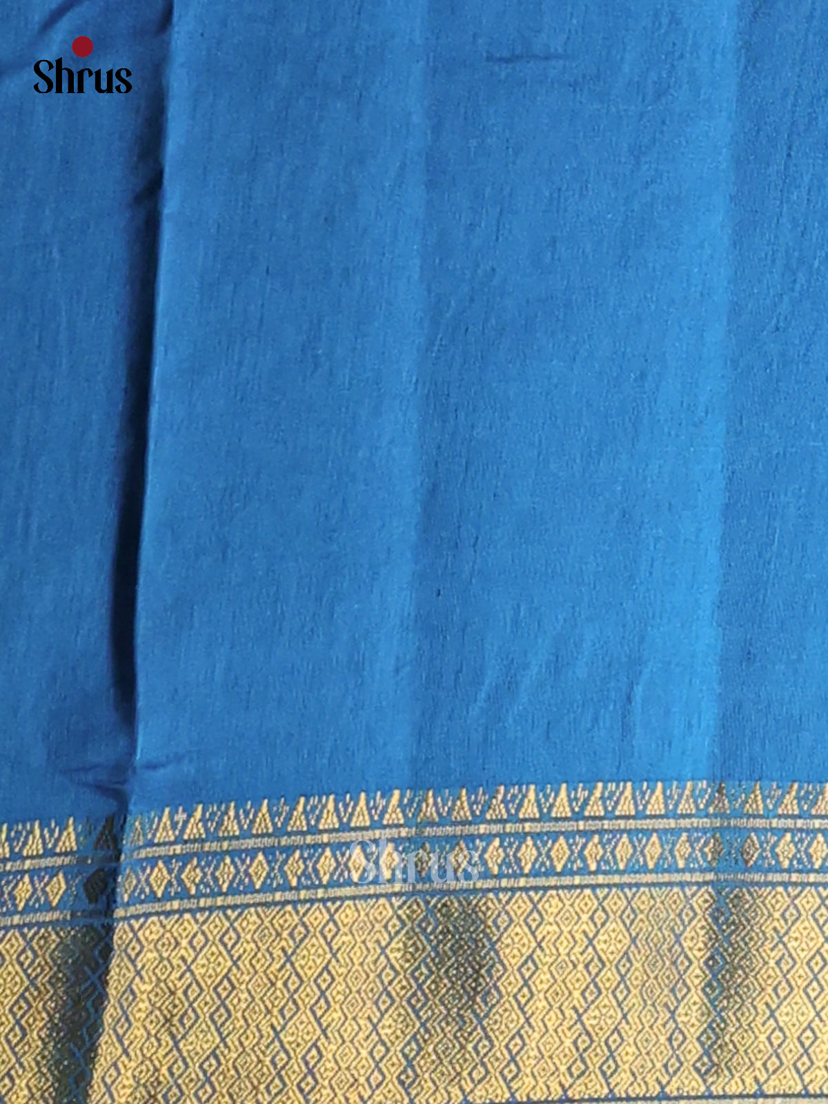 Blue - Semi Patola Saree - Shop on Shrus.com