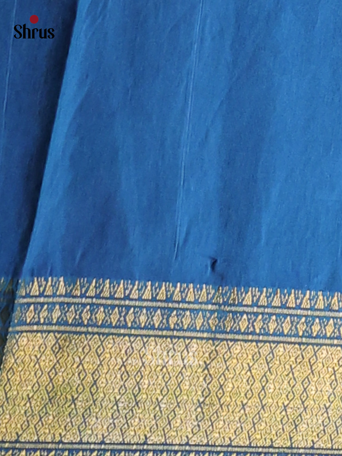 Blue - Semi Patola Saree - Shop on Shrus.com