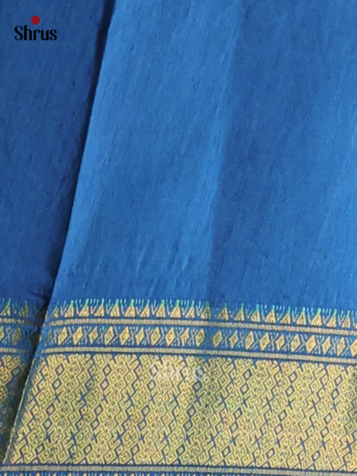 Blue - Semi Patola Saree - Shop on Shrus.com