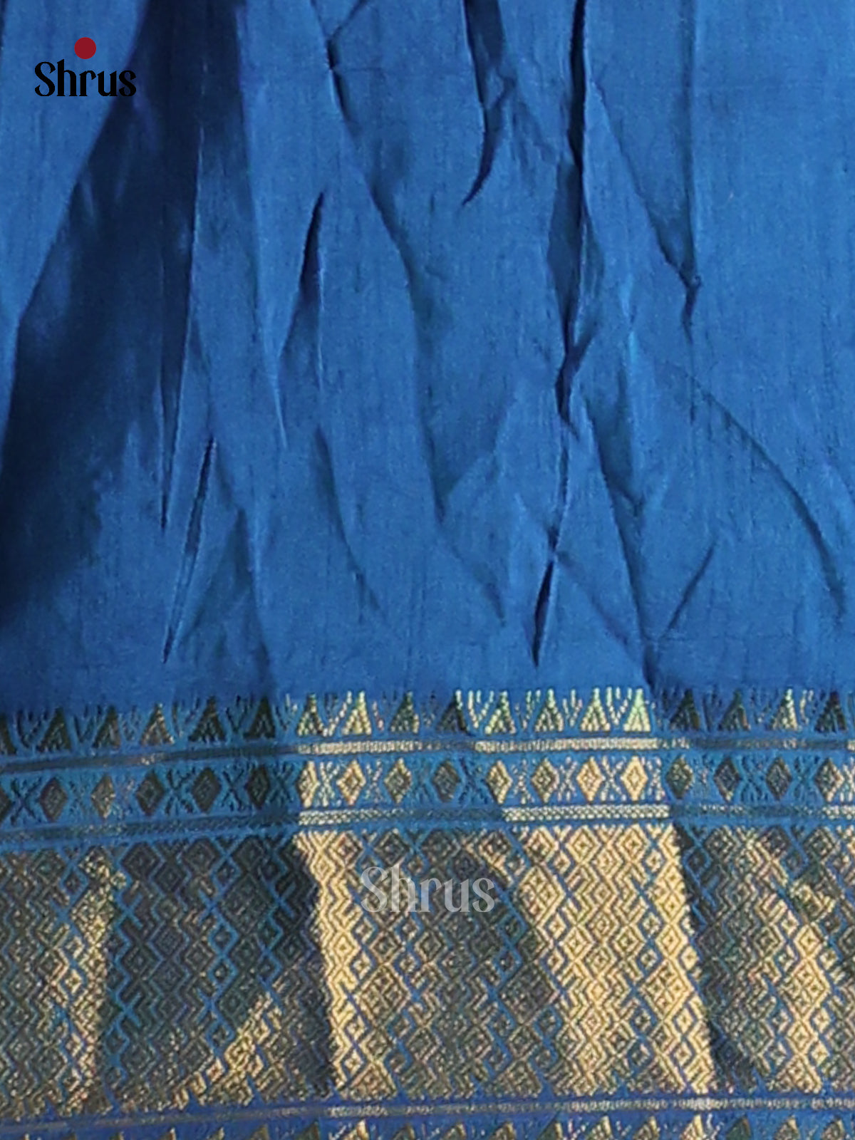 Purple & blue- Semi Patola Saree - Shop on Shrus.com