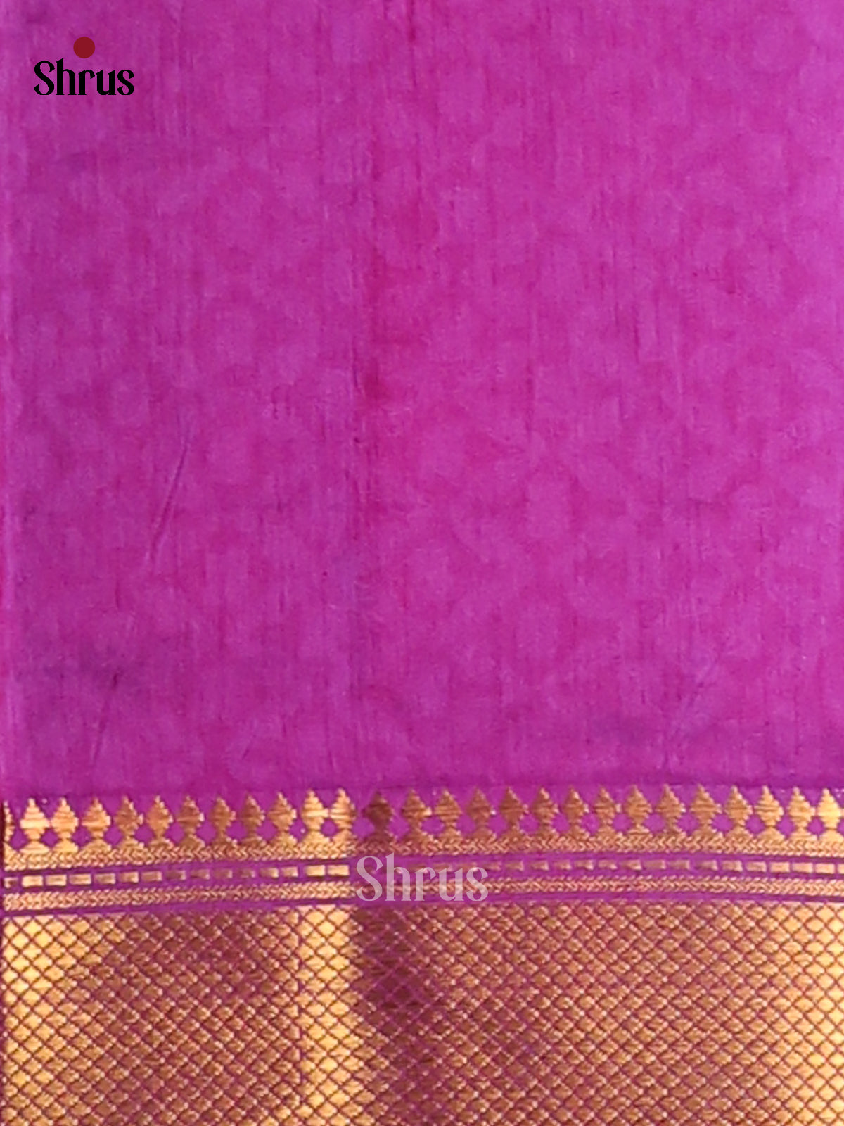Blue with Purple - Semi Patola Saree - Shop on Shrus.com