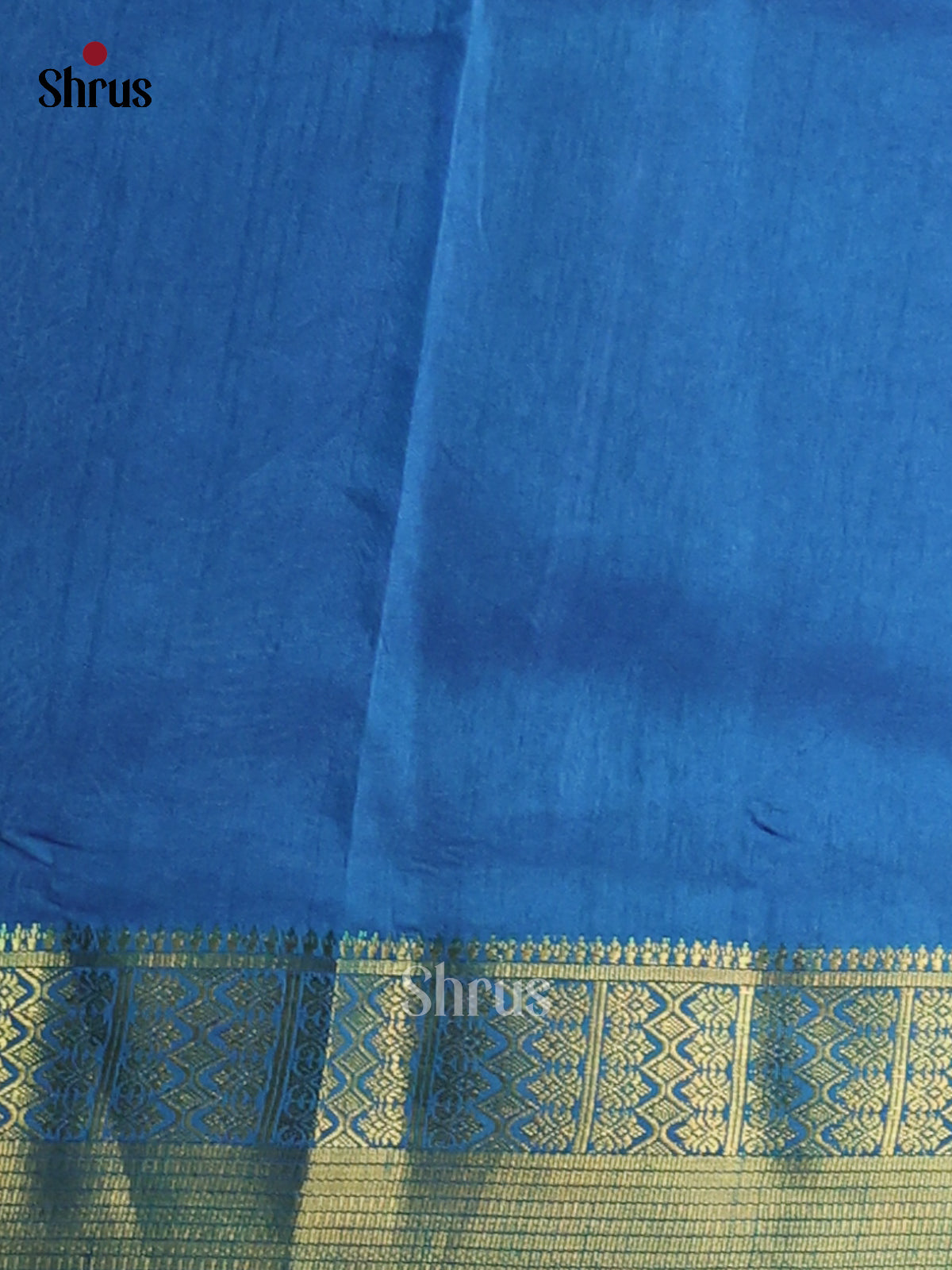 Blue- Semi Patola Saree - Shop on Shrus.com