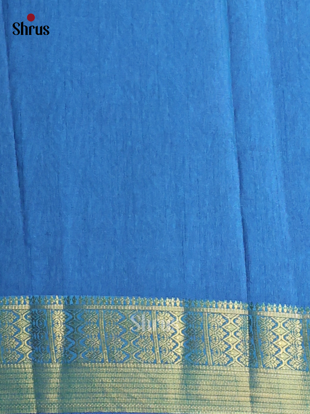 Blue - Semi Patola Saree - Shop on Shrus.com
