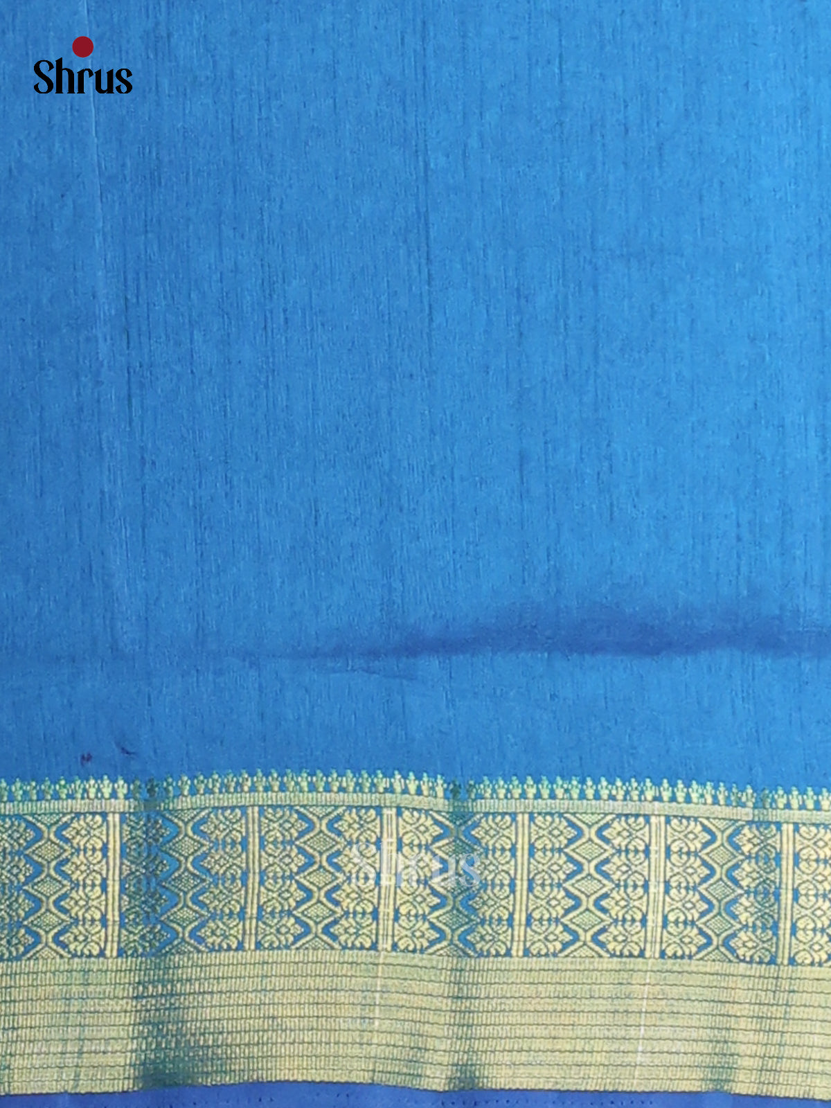 Blue- Semi Patola Saree - Shop on Shrus.com