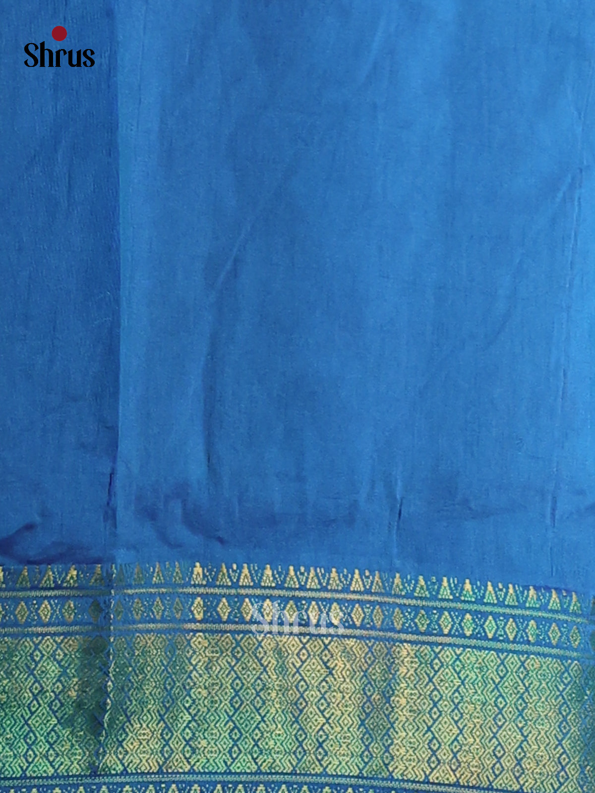 Blue - Semi Patola Saree - Shop on Shrus.com