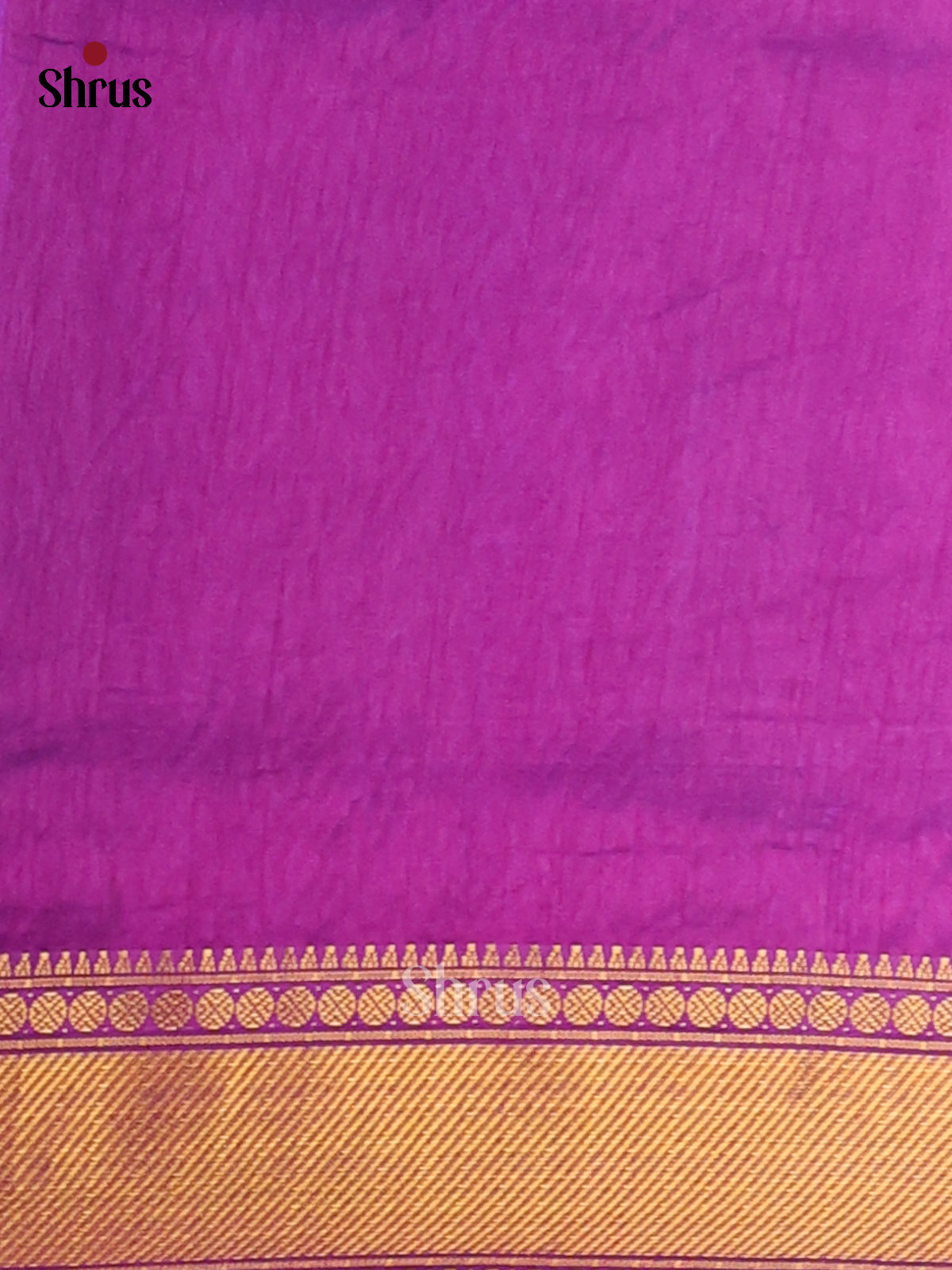 Blue & Purple - Semi Patola Saree - Shop on Shrus.com