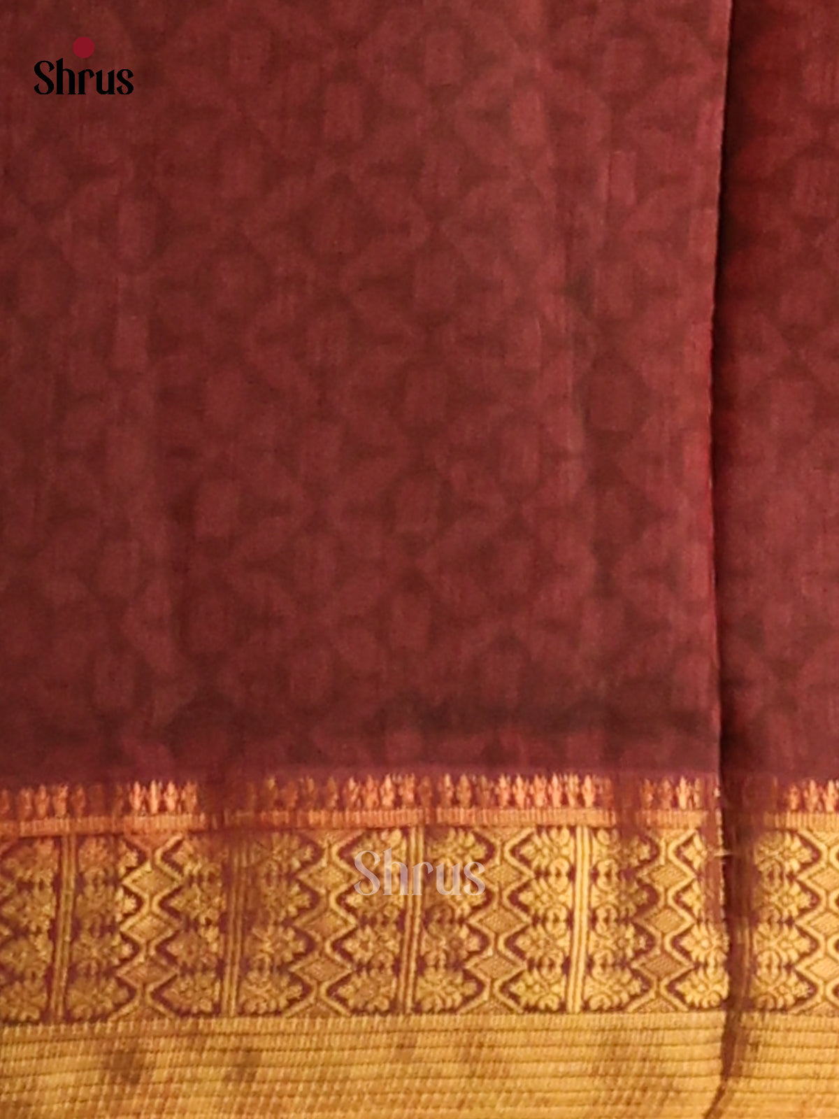 Green with Brown- Semi Patola Saree - Shop on Shrus.com