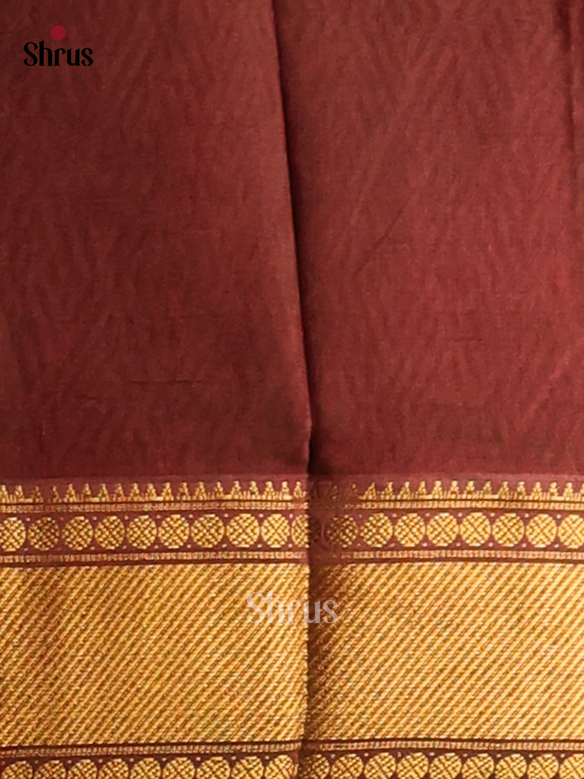 Green & Brown- Semi Patola Saree - Shop on Shrus.com